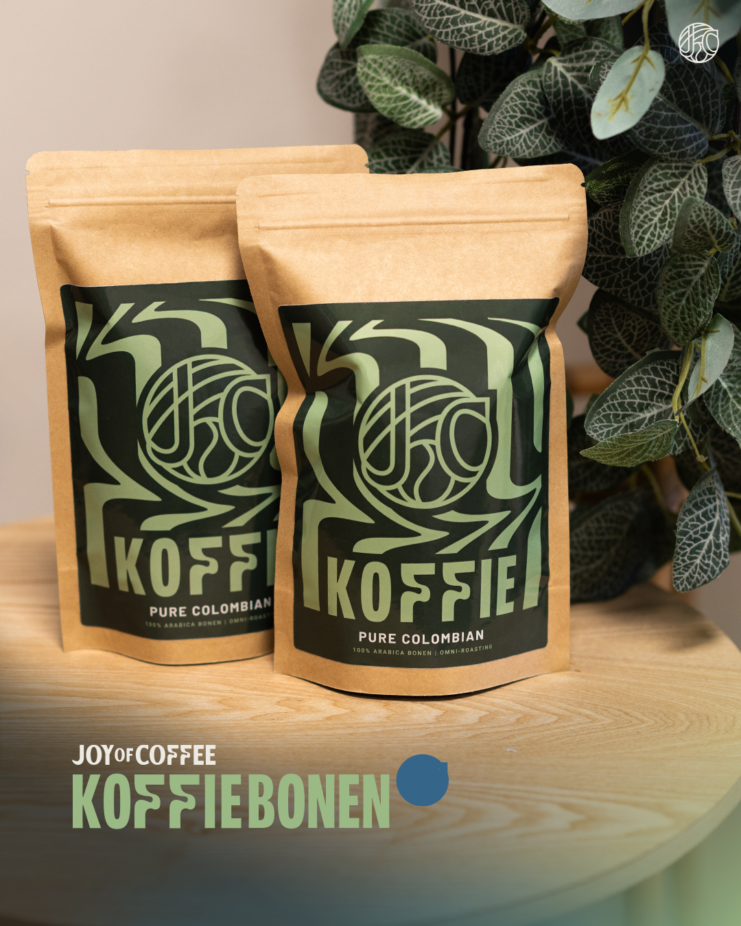 Zak 100% Arabica Colombiaanse koffiebonen met tonen van chocolade, karamel en fruit – omni roast, geschikt voor alle zetmethodes